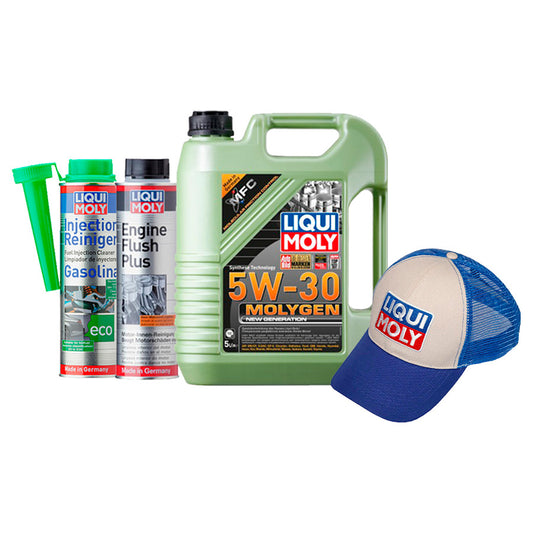 Paquete básico Molygen 5w-30 - Autos asiáticos y americanos