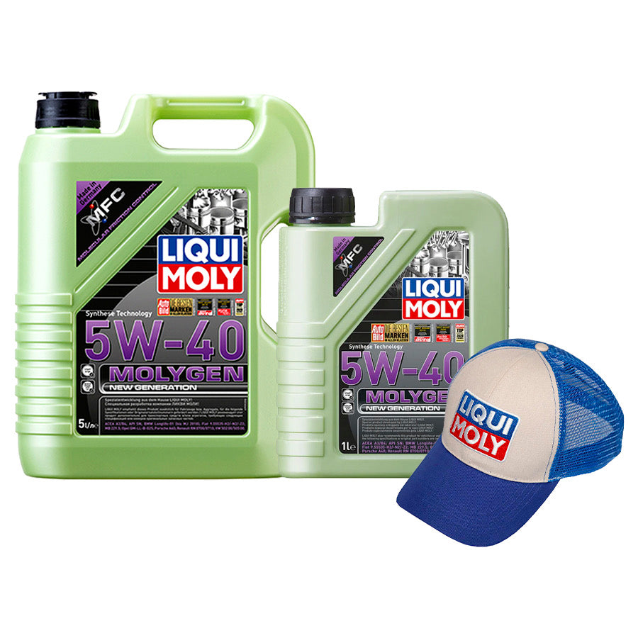 Paquete Molygen 5w-40 - 6 Lts