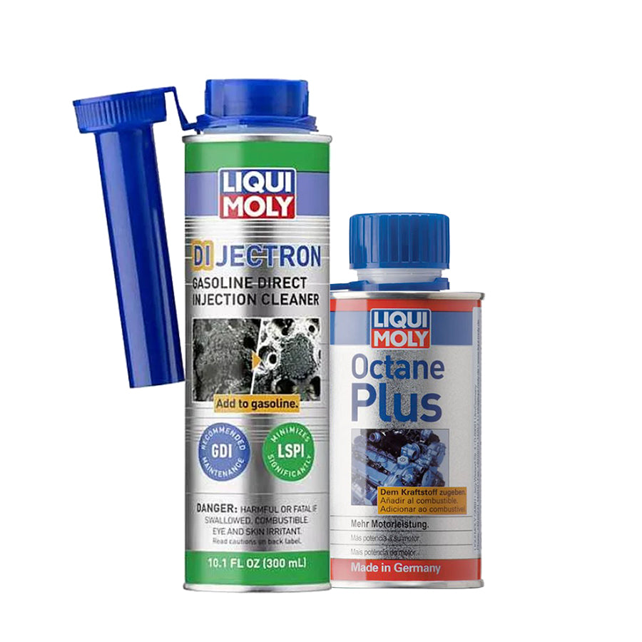 PAQUETE DUO AFINACIÓN | Limpiador de inyectores electrónicos + Elevador de octanaje