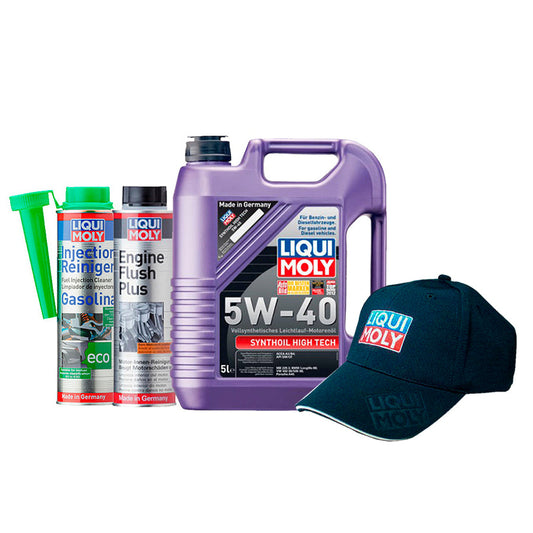 Paquete básico afinación 5w-40 Synthoil - 100% Sintético