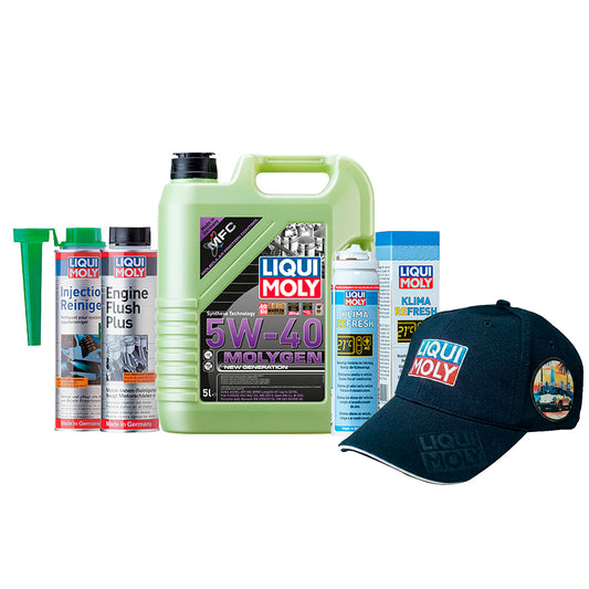 Paquete afinación 5W-40 Molygen - Klima Refresh