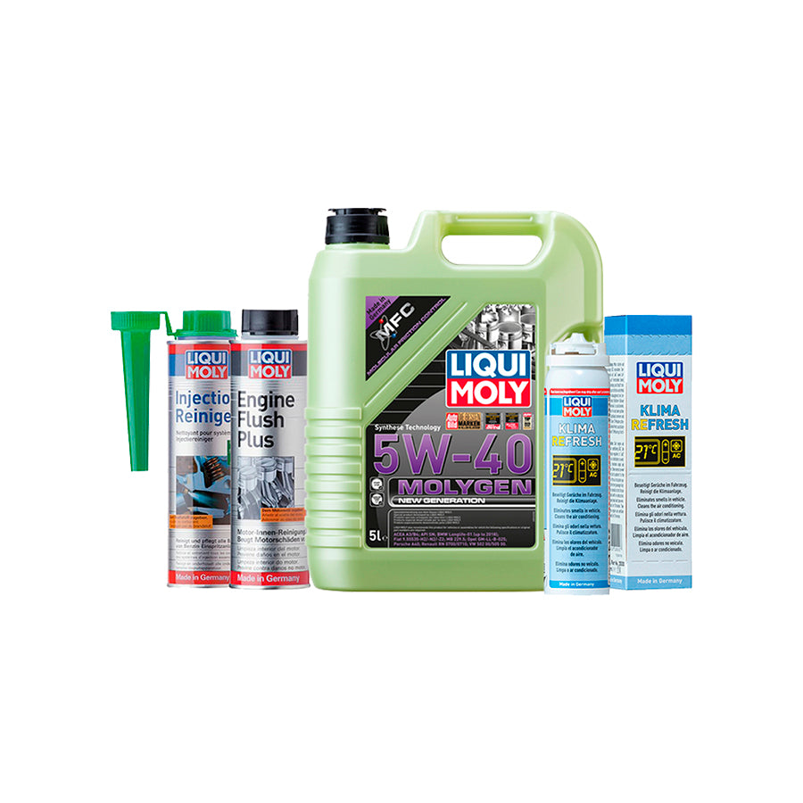 Paquete afinación 5W-40 Molygen - Klima Refresh