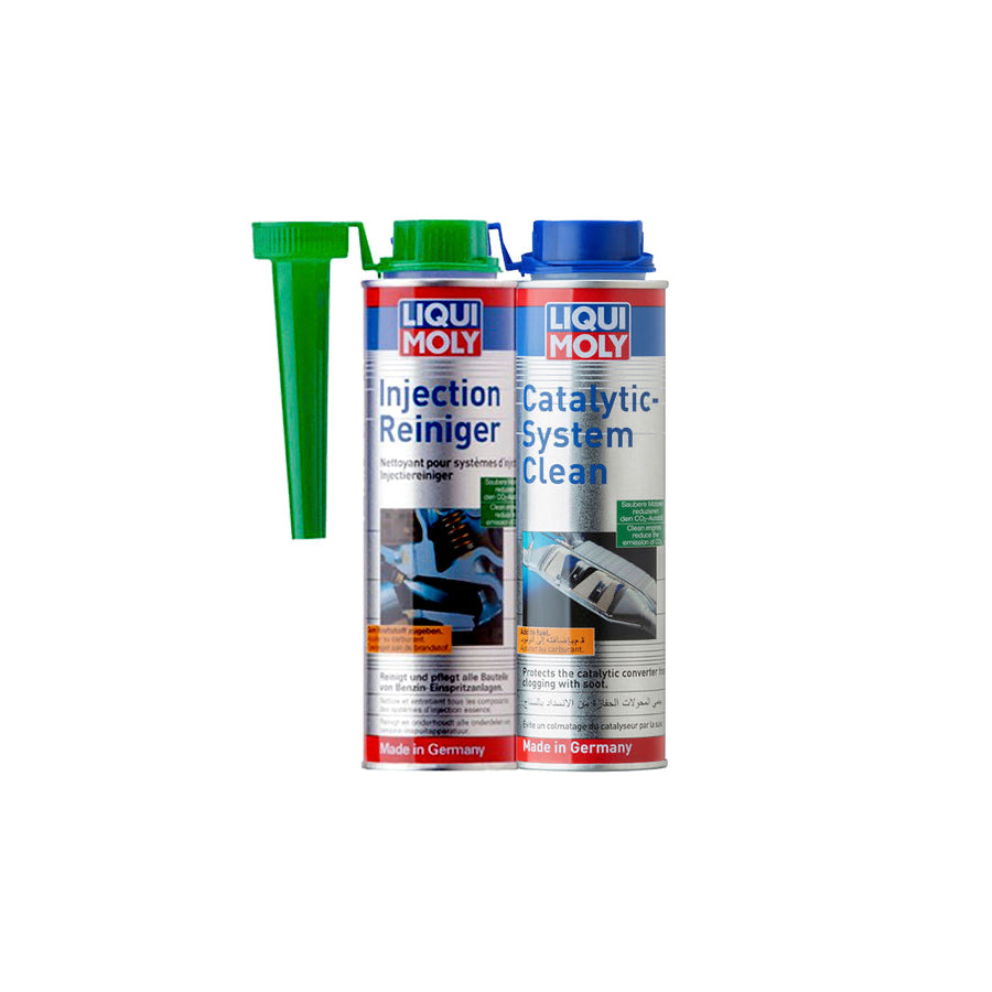 Paquete duo gasolina - Limpiador de inyectores + Limpiador de catalizador