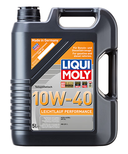 Aceite de motor 10w/40 de 5 litros ,LIQUI MOLy